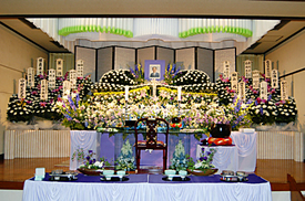 総持寺大日堂での葬儀